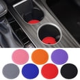 thumbnail image 1 of XiYing 2-Piece Car Cup Holder Mats, Rubber Heat Insulation Liners, Waterproof Non-Slip Coasters for Vehicle Interior, Set Of 2, 1 of 6