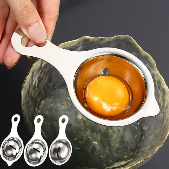 XiYing 304 Stainless Steel Egg White Separator, Yolk Separator Tool for Kitchen Baking, Easy To Clean, Dishwasher Safe, 1-Pack