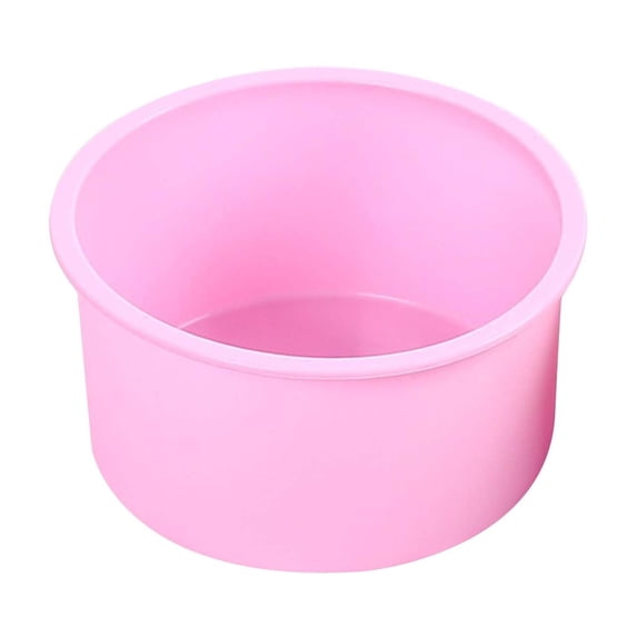 XiYing 4 Inch Round Cake Baking Pan Diy Baking Mold Nonstick Oven Microwave Safe for Cake Bread Jelly Chocolate 4X2 Inches
