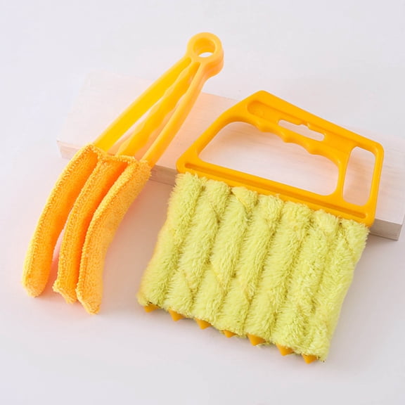 XiYing Blind Cleaner Tool Mini Duster Brush Clean 6 Blinds At Once Louver Curtain Cleaning Brush Handheld Design 4.7X2.8X0.4 Inches