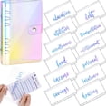 thumbnail image 1 of XiYing Clear Pvc Zipper Bags for Document Storage, Water Resistant Envelopes for Bills and Receipts, Home and Office Organization, 12-Pack, 1 of 2