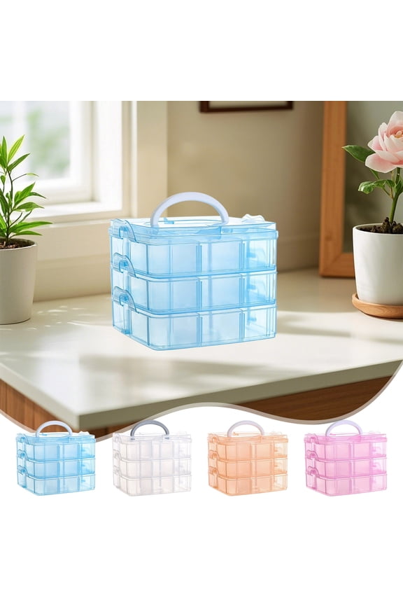 Desktop Jewelry Organizer, 360-Degree Display Rack for Rings, Bracelets, Necklaces & Earrings, White Plastic Hanging Shelf, 5.9X5.9X4.92 Inches