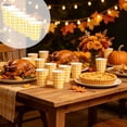 thumbnail image 1 of XiYing Disposable Paper Plates Fall Harvest Party Supplies - 25 Cups Set - Thanksgiving Dinnerware with Pumpkin Maple Leaf Patterns for Autumn Celebrations Picnics Holiday Gatherings, 1 of 6