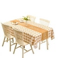thumbnail image 1 of XiYing Disposable Peva Plaid Tablecloth | Waterproof & Oil-Proof Washless Table Mat for Dining | Heat-Resistant Decorative Table Cover for Parties, Picnics & Restaurants | 100G, 1 of 6