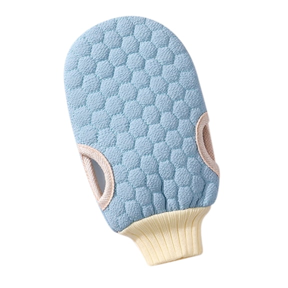 XiYing Double-Sided Exfoliating Bath Glove | Honeycomb Texture Cleansing Mitt | Handheld Scrubber for Shower | Body Care Washing Tool for Gentle Exfoliation | Includes 1 Piece