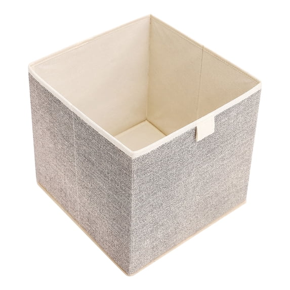 XiYing Fabric Storage Box for Clothing Sundries Household Items Desktop Toy Organizer Soft Non-Woven Material Dustproof Multifunctional Storage 1 Count