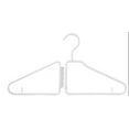 thumbnail image 1 of XiYing Foldable Plastic Clothes Hanger for Travel and Home Space Saving Hangers 4 Pack Collapsible Design for Suitcase and Closet Lightweight Durable Hangers 12 Inch, 1 of 2