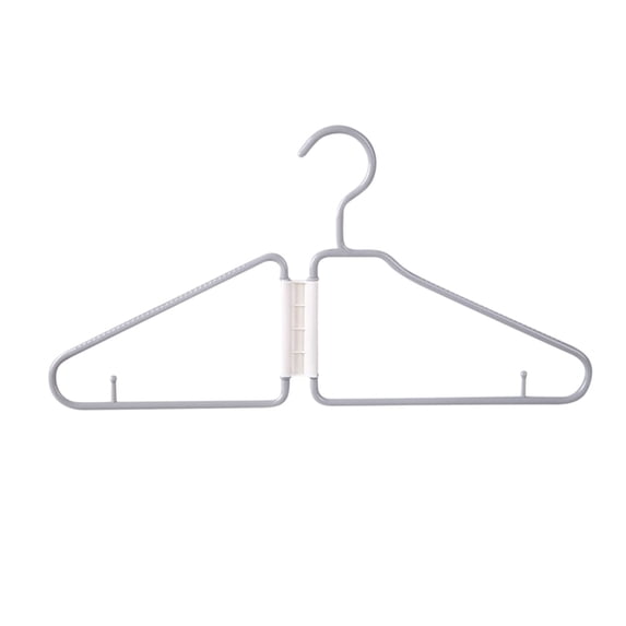 XiYing Foldable Plastic Clothes Hanger for Travel and Home Space Saving Hangers 4 Pack Collapsible Design for Suitcase and Closet Lightweight Durable Hangers 12 Inch