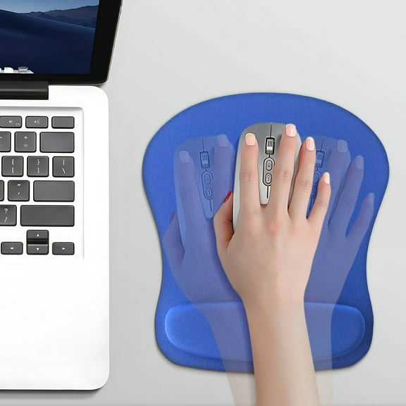 XiYing Gel Wrist Support Mouse Pad with Neoprene Rubber Base for Pc Laptop Gaming, Ergonomic Wrist Rest for Accurate Tracking, 1 Pcs