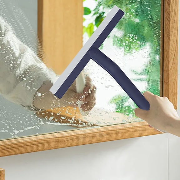 XiYing Glass Squeegee Wiper | Window Mirror Countertop Cleaning Tool | Multi-Purpose Silicone Scraper for Shower Doors, Tiles, Car Windshield | Kitchen Bathroom Home Use