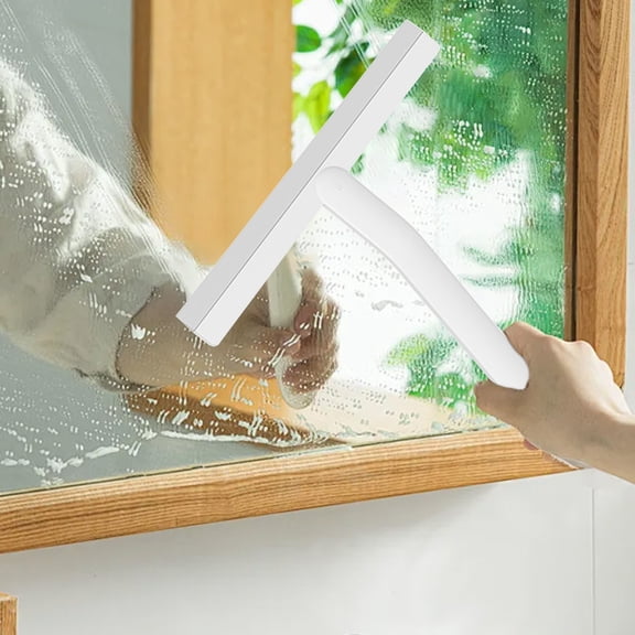 XiYing Glass Squeegee Wiper | Window Mirror Countertop Cleaning Tool | Multi-Purpose Silicone Scraper for Shower Doors, Tiles, Car Windshield | Kitchen Bathroom Home Use