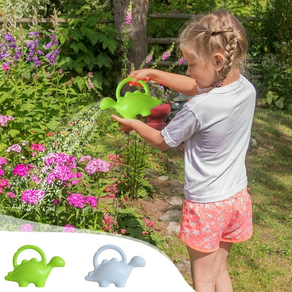 XiYing Green Plastic Watering Can, 1 Quart Capacity, 10.63X7.2X4.33 Inches, for Indoor and Outdoor Care, Includes 1 Can