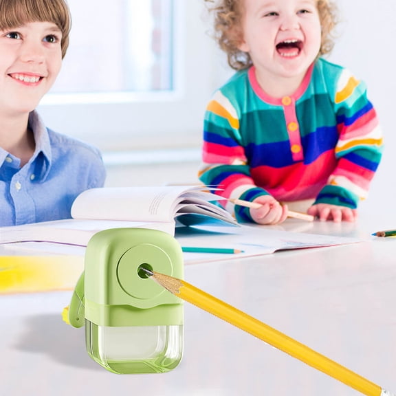 XiYing Hand Crank Pencil Sharpener Large Manual Pencil Sharpener Heavy Duty Helical Blade Sharpener 2 Holes for Standard and Large Pencils Portable for Classroom Home Use