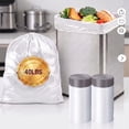 thumbnail image 1 of XiYing Heavy Duty Drawstring Garbage Bags, 2 Rolls Extra Thick Trash Bags for Kitchen Bathroom and Home, Leak Proof Large Cleaning Bags, Waste Bags, 1 of 9