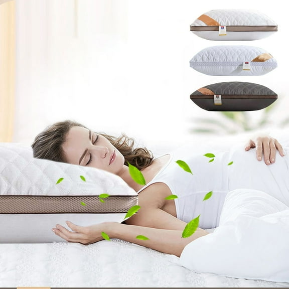 XiYing Hotel Grade Pillow Core, High Resilience 3D Shape, Supportive Back Side Stomach Sleeper Pillow, Breathable Fabric, 42X70Cm, 1 Piece