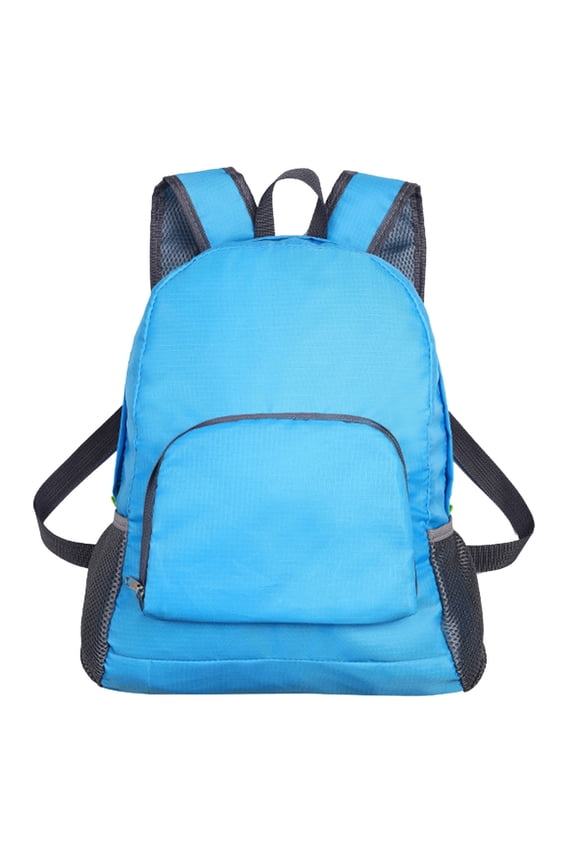 Lightweight Foldable Backpack, Water-Resistant Nylon Daypack for Hiking, Travel and Camping, Customizable Logo Area, Large Capacity with Multiple Pockets