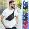 thumbnail image 1 of XiYing Mens Canvas Waist Bag Crossbody Chest Pack with Multiple Pockets for Travel Storage 1 Piece, 1 of 5