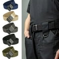 thumbnail image 1 of XiYing Nylon Ratchet Belt, Mens Adjustable Webbing Waist Belt with Automatic Slide Buckle, 1.5 Inch Width, for Casual Wear, 1 Count, 1 of 4