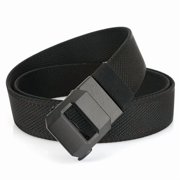 XiYing Nylon Ratchet Belt, Mens Adjustable Webbing Waist Belt with Automatic Slide Buckle, 1.5 Inch Width, for Casual Wear, 1 Count