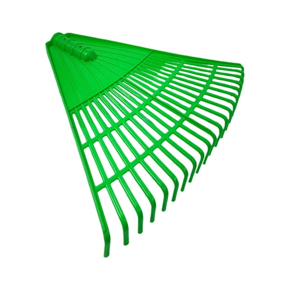 XiYing Plastic 21 Tooth Garden Rake | Thickened Rubber Rake | Agricultural Sanitation Lawn Rake for Grass Sweeping, Leaf Raking, and Outdoor Yard Work