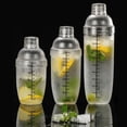 thumbnail image 1 of XiYing Plastic Cocktail Shaker with Measuring Scale, Transparent Abs Bar Mixing Tool for Party, Home, Bar Use,S, 1 of 7