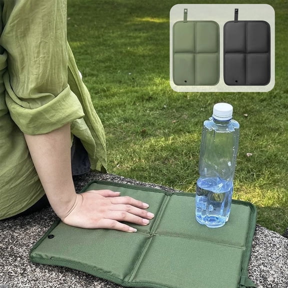 XiYing Portable Folding Waterproof Foam Seat Cushion, Oxford Cloth Ground Mat for Outdoor Camping, 14.57X10.83In, 1 Count