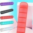 thumbnail image 1 of XiYing Portable Weekly 7 Day Pill Organizer Box with Individual Lids, 7 Compartments for Daily Medication Storage, 8.62X2.09X0.91 Inches, 1-Pack, 1 of 7