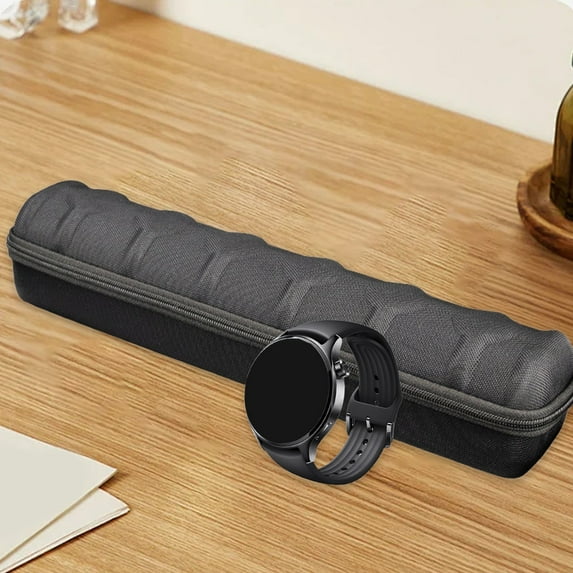 XiYing Shockproof Watch Storage Case, Hard Eva Shell with Cushioned Lining, Adjustable Compartments for 1-3 Watches, Travel Protection Organizer, 16.1X3.5X3.1In, 1-Pack