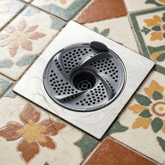 XiYing Shower Drain Hair Catcher,3 Pack Sink Strainer Swirl Filter, Bathroom Kitchen Floor Drain Cover, Clog Preventer for Shower Tub Laundry