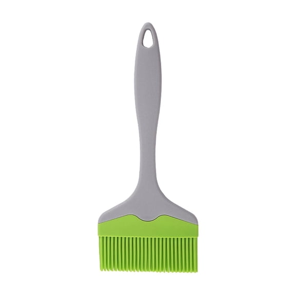 XiYing Silicone Pastry Brush, Removable Wide Basting Brush for Baking and Bbq, Heat Resistant Non Linting Silicone Brush, Dishwasher Safe Kitchen Tool for Sauces and Egg Wash,Green