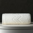 thumbnail image 1 of XiYing Soft Absorbent Bath Towel, Rectangular Waffle Weave Design, 29 X 13 Inches, White Light Blue Blue Khaki, 1 Piece, for Bathroom and Spa, 1 of 6