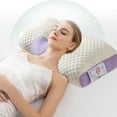 thumbnail image 1 of XiYing Soft Cervical Support Pillow, Non-Collapsing Core for Neck Pain Relief and Better Sleep, Low Profile 4Cm Sleeping Height, Polyester Fiber Filling, 40X63Cm, 1 Count, 1 of 5