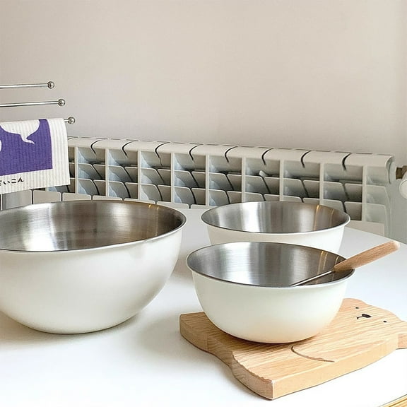 XiYing Stainless Steel Mixing Bowl, Multipurpose Kitchen Utility Basin for Food Prep, Salad Serving, 6.3 Inch