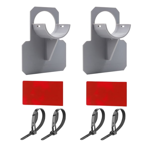 XiYing Swimming Pool Pipe Mount Supports for Hose 30-38Mm Above Ground Water Hose Bracket with Cable Ties 4.7X3.9X1.5 Inch Abs Pipe Support for Pool Inlet