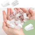 thumbnail image 1 of XiYing Transparent Spring Clips for Document Organization, Strong Grip, Small Size 1.3X2.6Cm, Office Supply, 1-Pack, 1 of 9