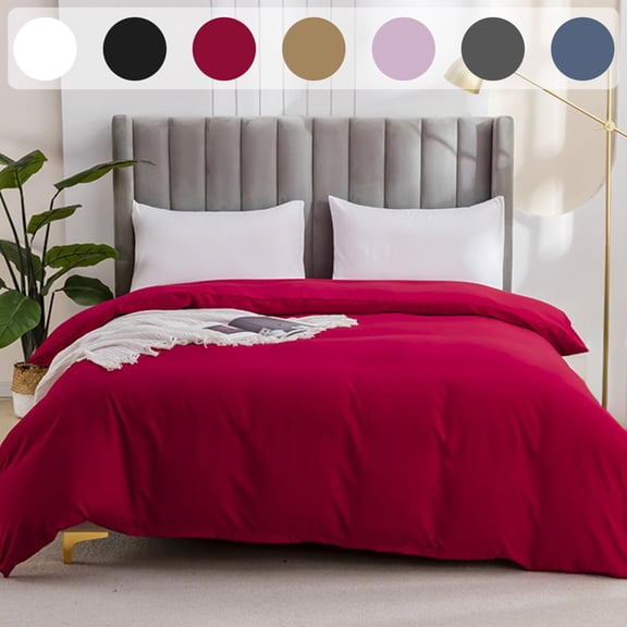 XiYing Washed Cotton Quilt Cover Soft and Comfortable Bedding for Dormitories 68.11 X 90.16 Inches Twin Size Duvet Cover Machine Washable Breathable and Durable Dorm Bedding