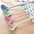 thumbnail image 1 of XiYing Wheat Straw Soup Ladle, Non-Stick Spatula Spoon for Cooking, High Heat Resistant, Food Grade Plastic, 9.2 Inch Kitchen Utensil for Serving, 1-Piece, 1 of 7