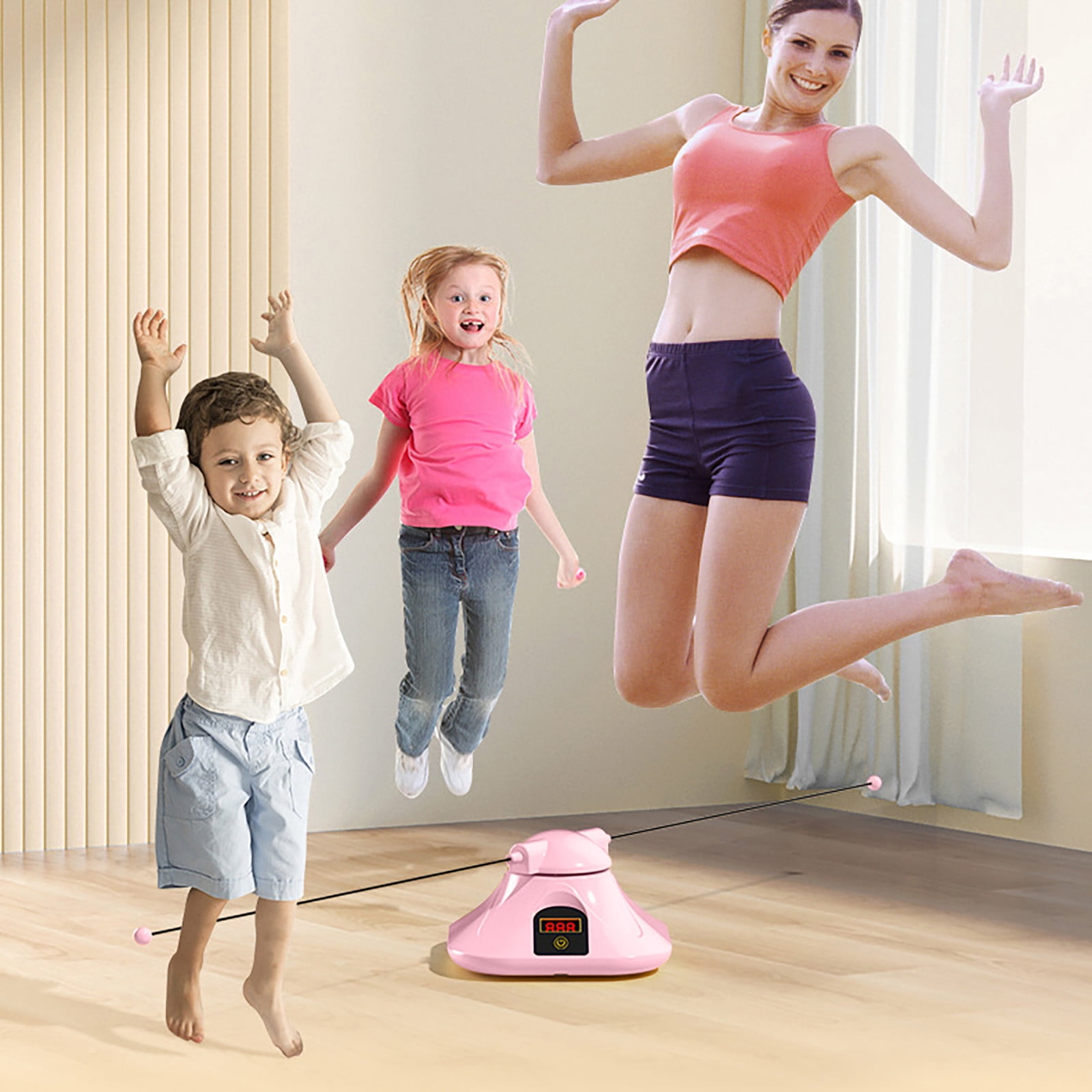 Remote Control Rope Shuttle XiYing Wireless Jump Rope Machine with Remote Control, 10-Speed ...