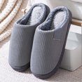 thumbnail image 1 of XiYing Womens and Mens Cotton Slippers, Indoor House Shoes for Couples, Soft Sole Warm Home Footwear, 1 of 5