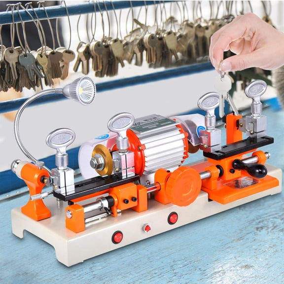 Xianers Precision Key Duplicating Machine, Horizontal Cutter Tool for Automotive Key Shops and Commercial Locksmiths ( Model TH-238GS)