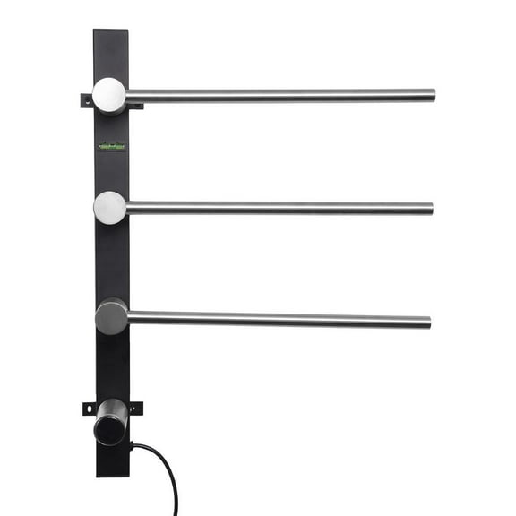 Xianers Towel Rack Warmer Stainless Steel Electric Towel Warmer Wall Mounted 3 Bar Wall Towel Warmer with Adjustable Temperature LED Display for Hotel accepted