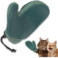 thumbnail image 1 of Xiangyi 2 in 1 Cat Hair Glove & Pet Fur Remover Glove, Dog Grooming Glove Brush for Shedding, Massage, Efficient Pet Hair Remover Mitt for Uproot Cleaner Clothes, Couch, Carpet, 1 of 6