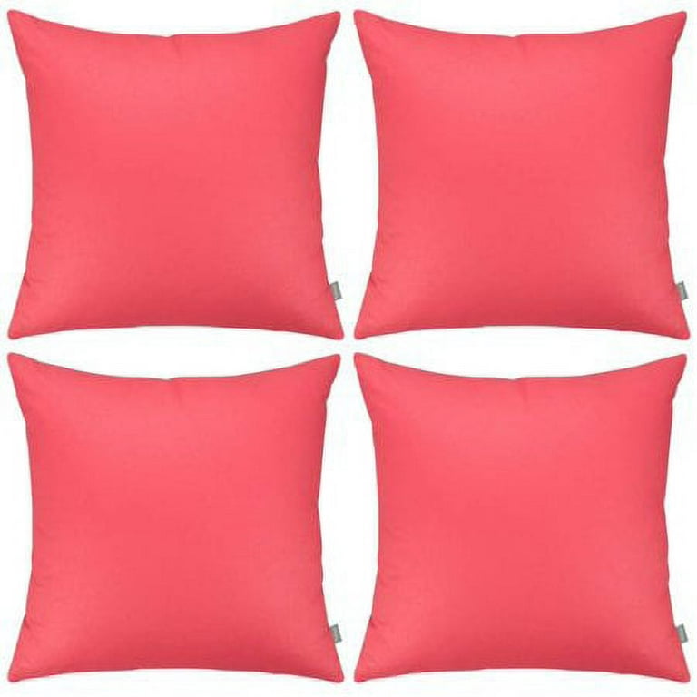Blank Sublimation Pillow Covers 18x18 Polyester Linen with Red and