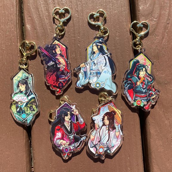 Xianxia Layered Acrylic Keychains (1 keychain)