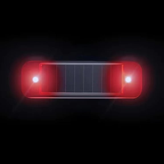 From Xiao Bei strict selection Solar Power Warning Light for Car Motorcycles LED Flashlight Indicator In-Night Caution Strobe Warning Light Running Lamp
