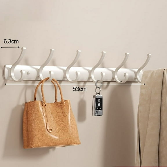 Xiao Hang Black White Wall Hook Coat Racks Key Bag Clothes Hat Robe Hook Hanger Carrying Vintage Wall Hooks To Screw Bathroom Hanging Hook