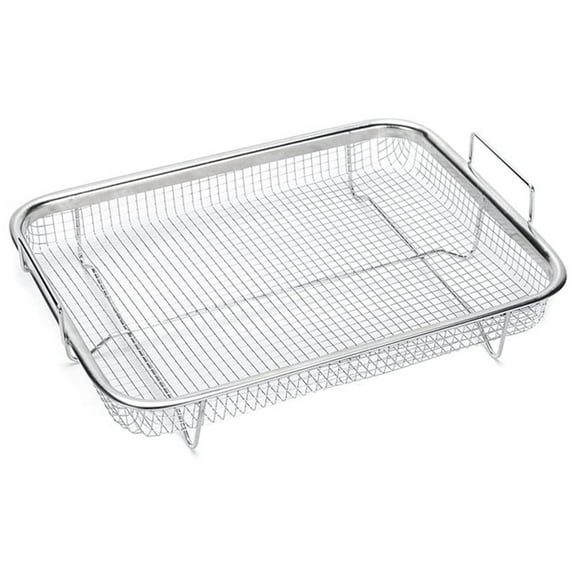 Xiao Hua 1 oven fryer basket, stainless steel grill basket, non stick mesh basket, fryer tray wire rack basket