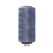 Xiao Hua 1 roll -196.85yd long flat polyester wax thread, 210D, 1mm wide hand sewn leather thread, universal process thread for leather projects, wallets, shoe repair, binding, A12