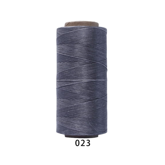 Xiao Hua 1 roll -196.85yd long flat polyester wax thread, 210D, 1mm wide hand sewn leather thread, universal process thread for leather projects, wallets, shoe repair, binding, A21