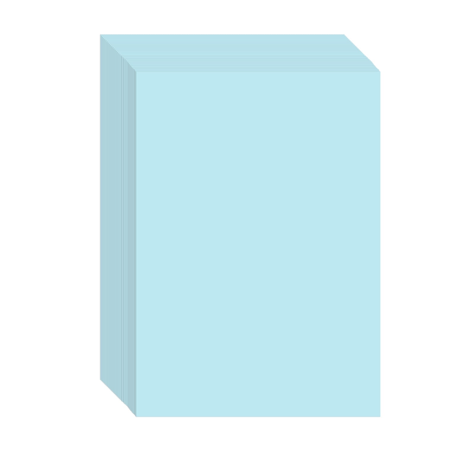 Xiao Hua 100 sheets of A4 light blue photocopy paper 21x29.7cm/8.3x11.7-inch printing paper 70GSM suitable for copying, printing, writing, crafts, and art
